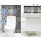 Homeroots 5 x 5 in. Randy Multi Blue Mosaic Peel & Stick Tiles 400356 - alternate 5